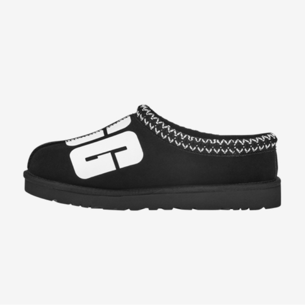UGG TASMAN CHOPD Gray Sliders Slippers - Picture 3 of 5
